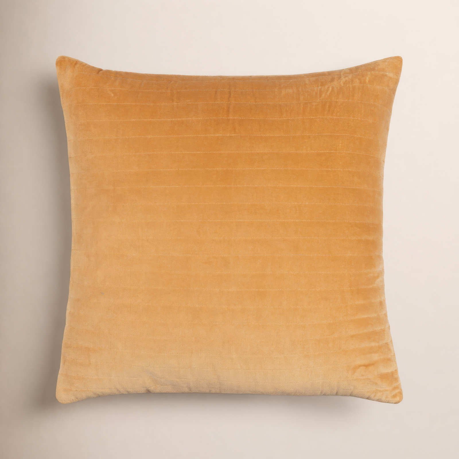 Beirne Throw Pillow, Light Brown, 22" x 22", Down
