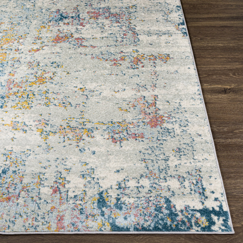 Adler Abstract Indoor Rug, Rectangle 6'7" x 9'