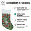 Chaussette de Noël Blue Belton