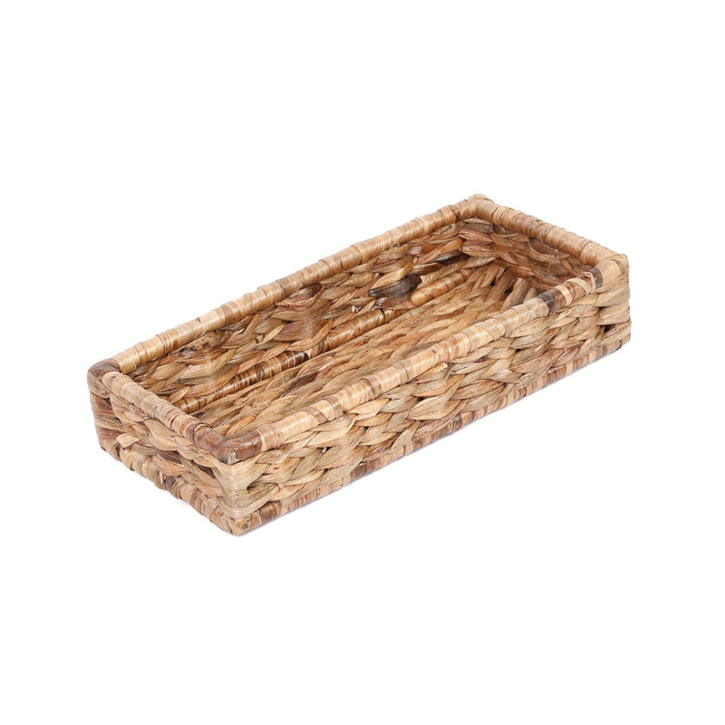 Rectangle Basket | Grass Fiber Basket | Decorative Tabletop Tray | Dinning Table Bread Basket