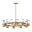 Reeve 12 - Light Unique Wagon Wheel Chandelier-1114991135