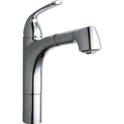 Gourmet Pull Out Single Handle Kitchen Faucet