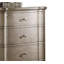 Commode sophistiquée taupe antique pour rehausser la chambre à coucher