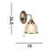 Asner Armed Sconce
