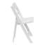 Resin Folding Chair with Vinyl Padded Seat-423265459