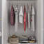 Armoire-penderie à 2 portes avec tiroirs H 78,74 po