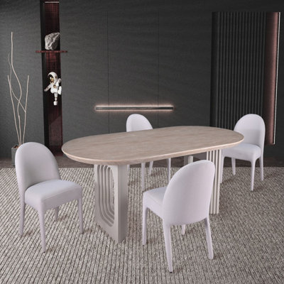 Ensemble de salle à manger Dafne, beige