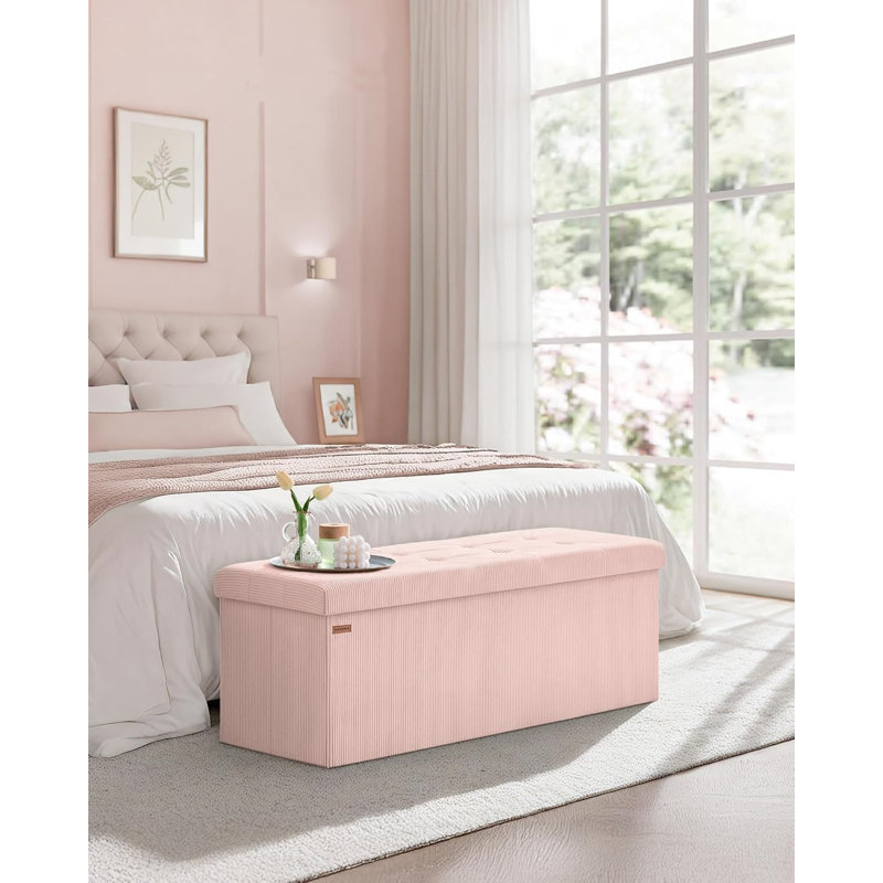 110cm Wide Standard Ottoman, Pink