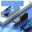Trois dans une lampe de poche chargeur 5000 MA 22W chargeur de téléphone portable de charge rapide, bleu-97807778