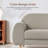 72.8" W Upholstered Loveseat-590119913