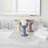 Stoneware Flower-Shaped Footed Dishes