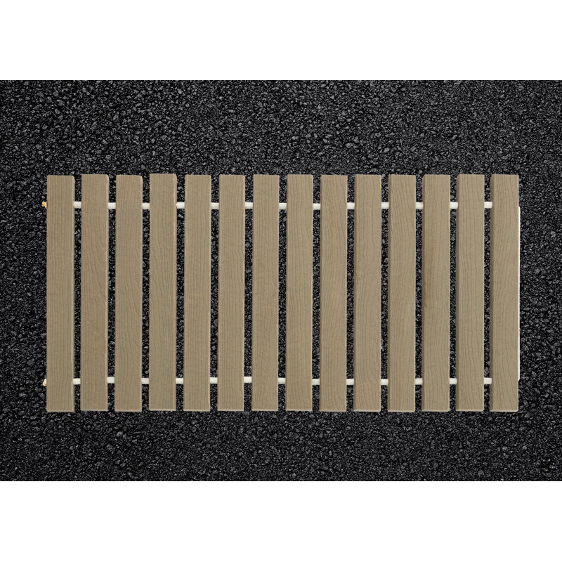 Evergrain Composite Walkway Turf, 24" W x 84" D, Gray