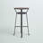 Augustine Round Solid Wood Top Metal Base Dining Table