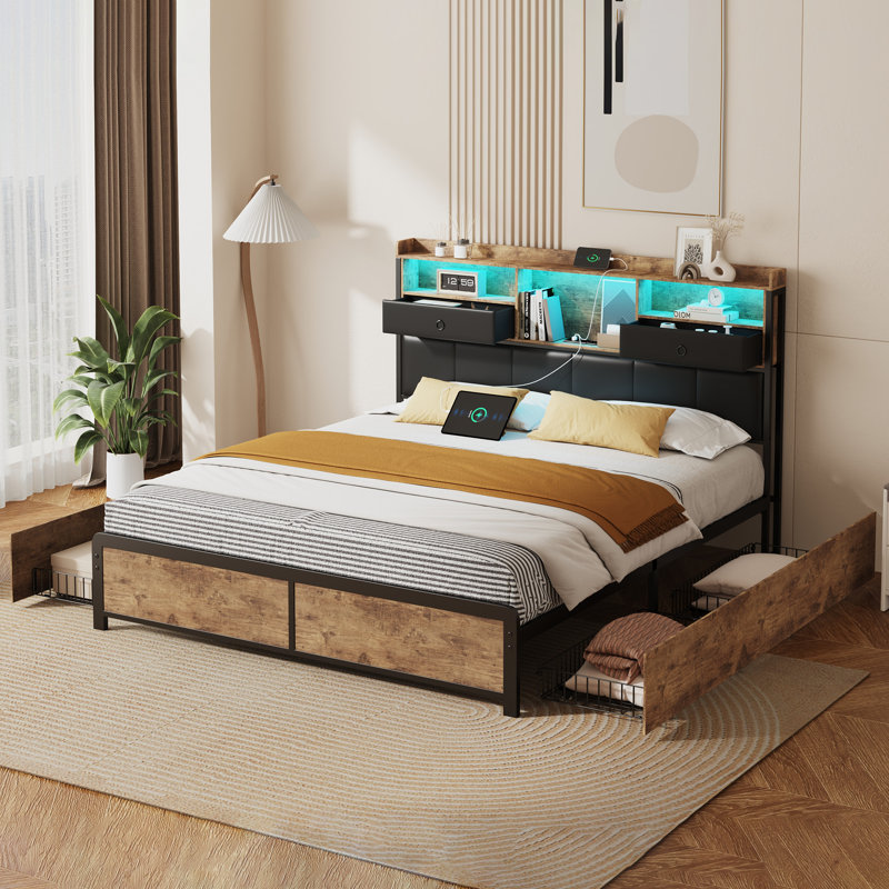 Storage Bed, European Kingsize (160 x 200 cm)