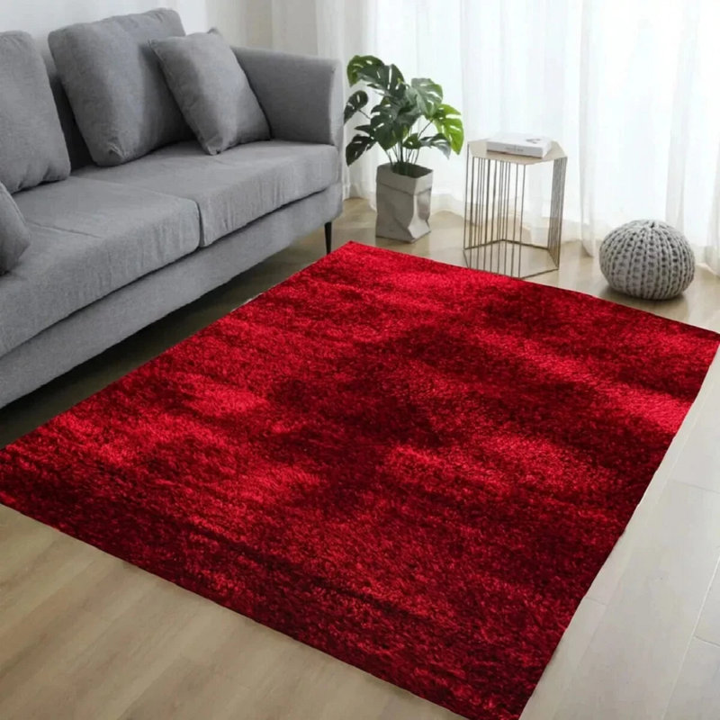 York Rug Red, Rectangle 80 x 150 cm