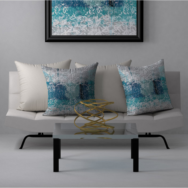 Housse de coussin carrée/insert, 24 po x 24 po