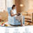360°Swivel Chair, Rocking Chair with Side Pockets, Deep Cushioned Seat, Rocker Chair with Steel Structure Base,  Swivel Chairs for Living Room, Bedroom-1731277944
