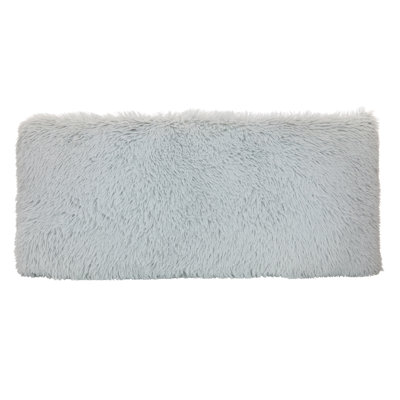  Body Pillow for Adults, Fuzzy Faux Fur Body Pillow with CloudFill, for Side Sleepers, Pregnancy & Decor, Gifts, 20x40 Inch, Gray