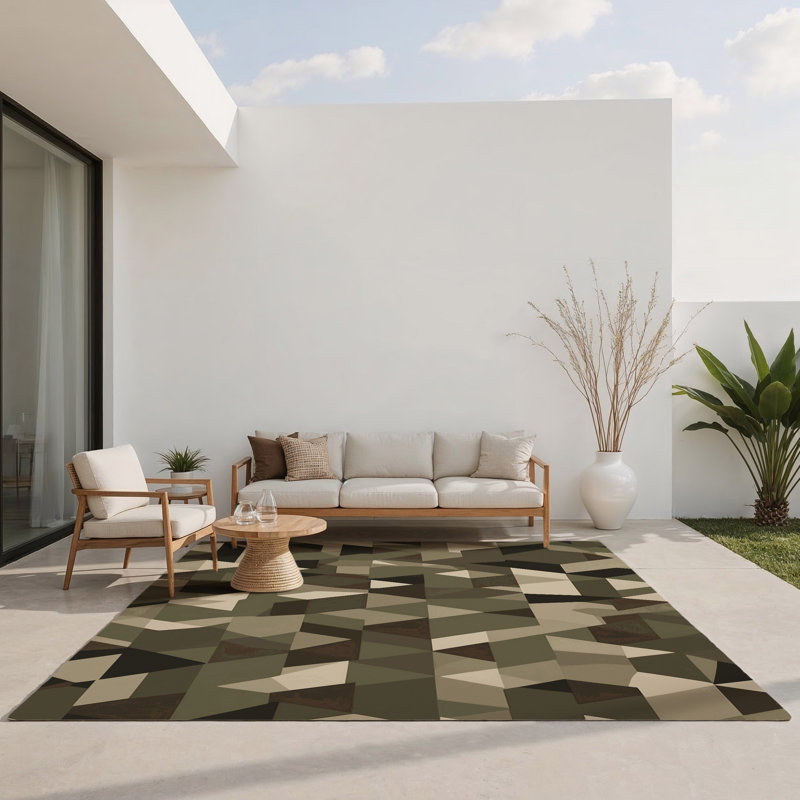 Tapis intérieur et extérieur en maille arctique, Rectangle 1 pi 6 po x 2 pi 6 po
