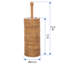 Brosse de toilette avec support Everard, blanc délavé-86804330