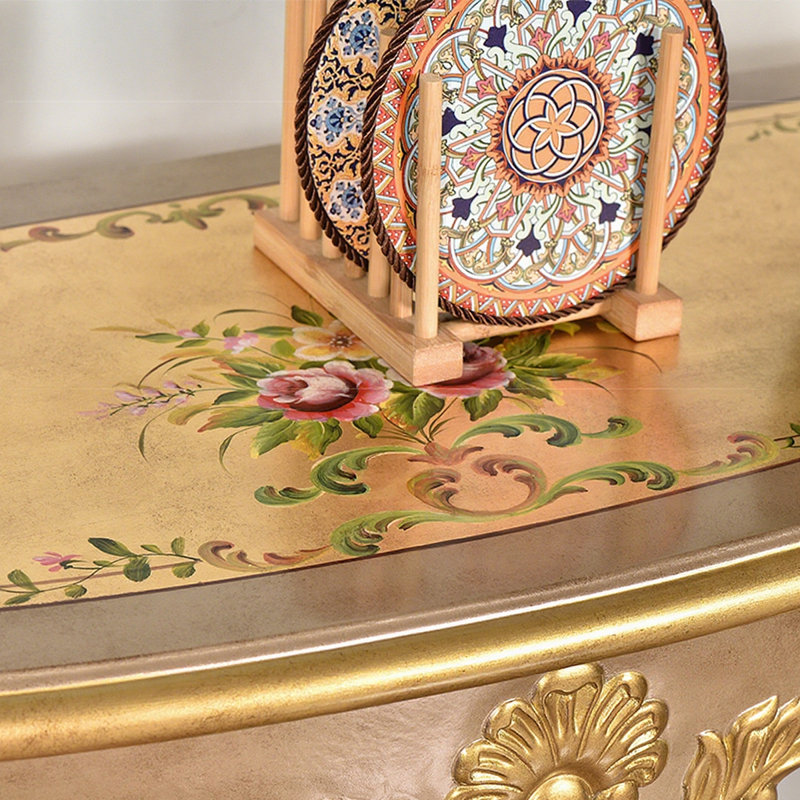 Console demi-cercle Champagne