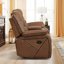 Causeuse inclinable manuelle rembourrée à plusieurs coussins avec console Fordwich-873992367