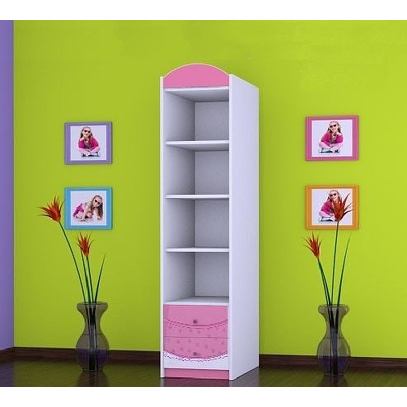 Ellyson 1 Door Wardrobe, Pink