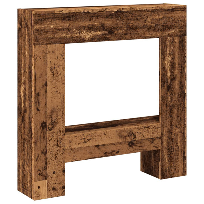 Fireplace Surround 81X18x82 Cm Engineered Wood, Old Wood