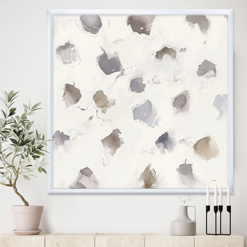 Cadre photo "brown nougat" , reproduction sur toile, Cadre blanc, H 16 po x l 16 po x P 1 po