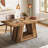 63" Dining Table For 4 With Sturdy Base-596605045