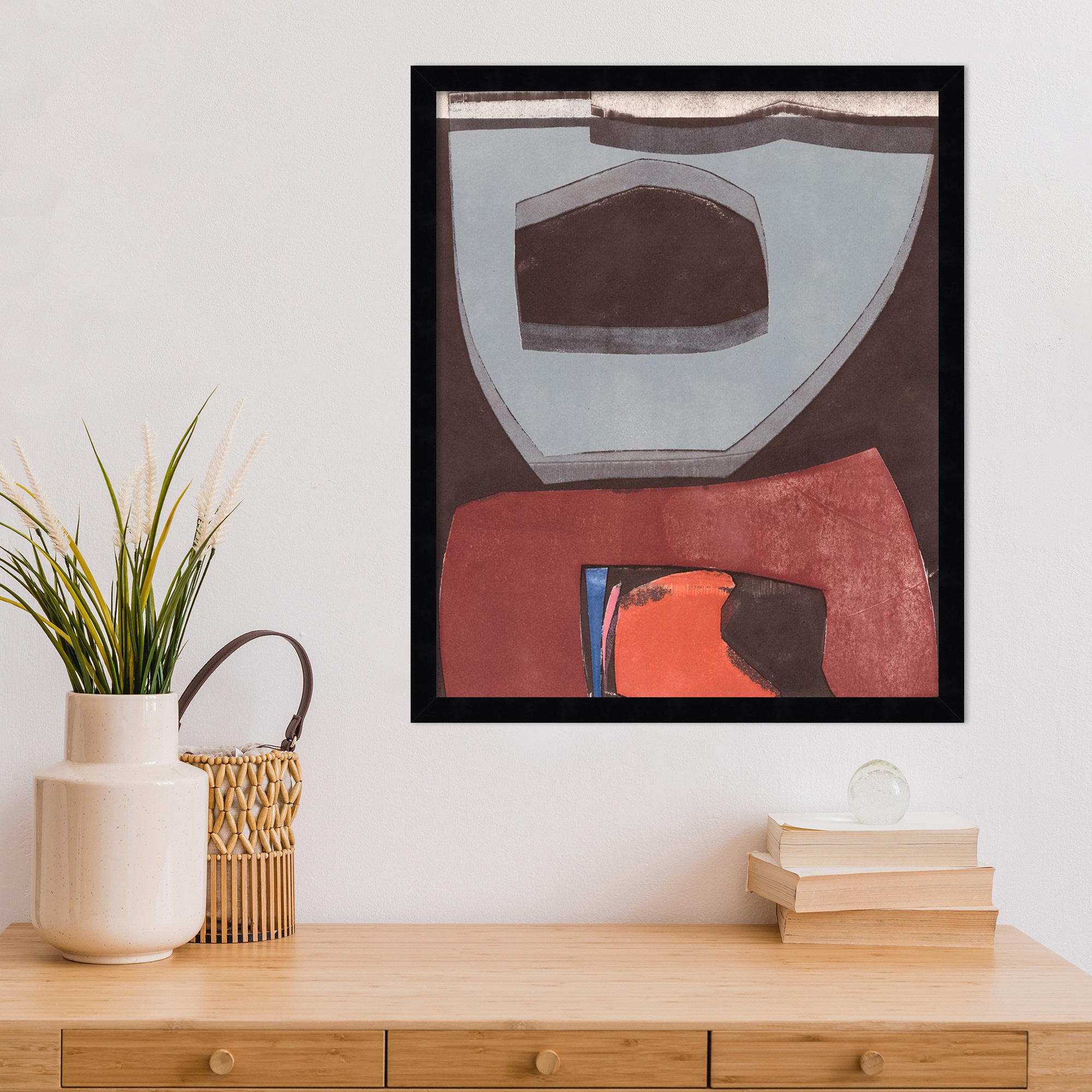 Istanbul 12 by Solano Wood Framed Wall Art Print, 21" H x 18" W, Black