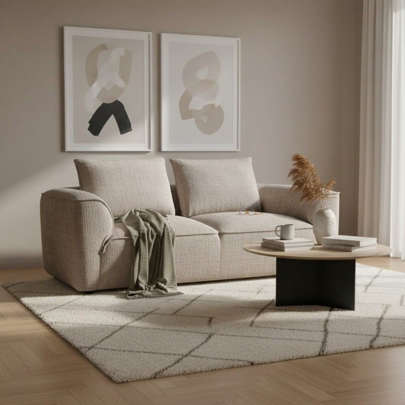 Amado 3 Seater Sofa , Brown