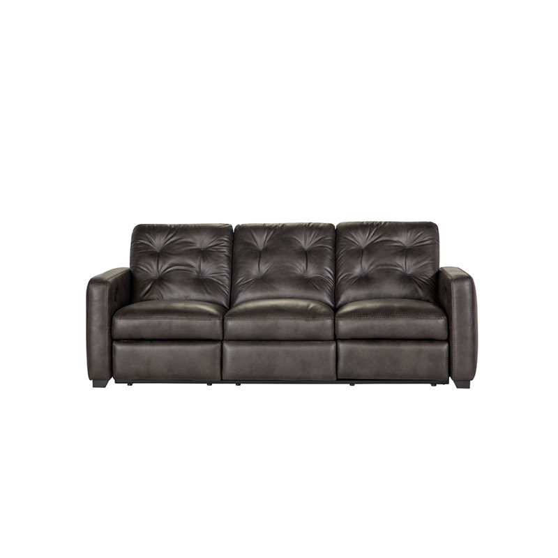 53019 Double Reclining Sofa, Sheath Walnut