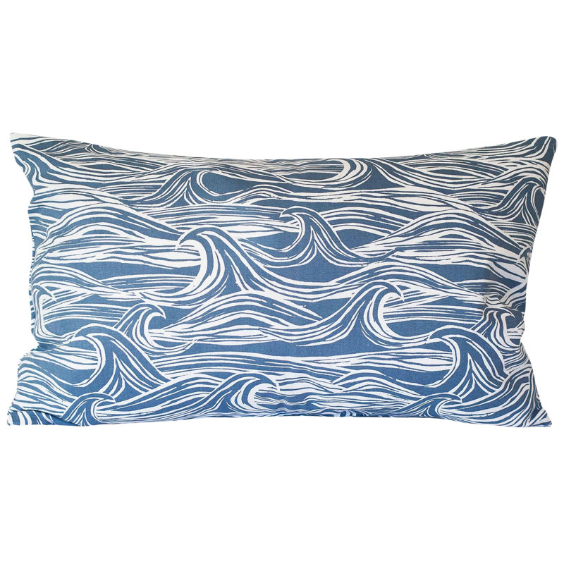 Blue Cushion, 58x38cm, Synthetic filled