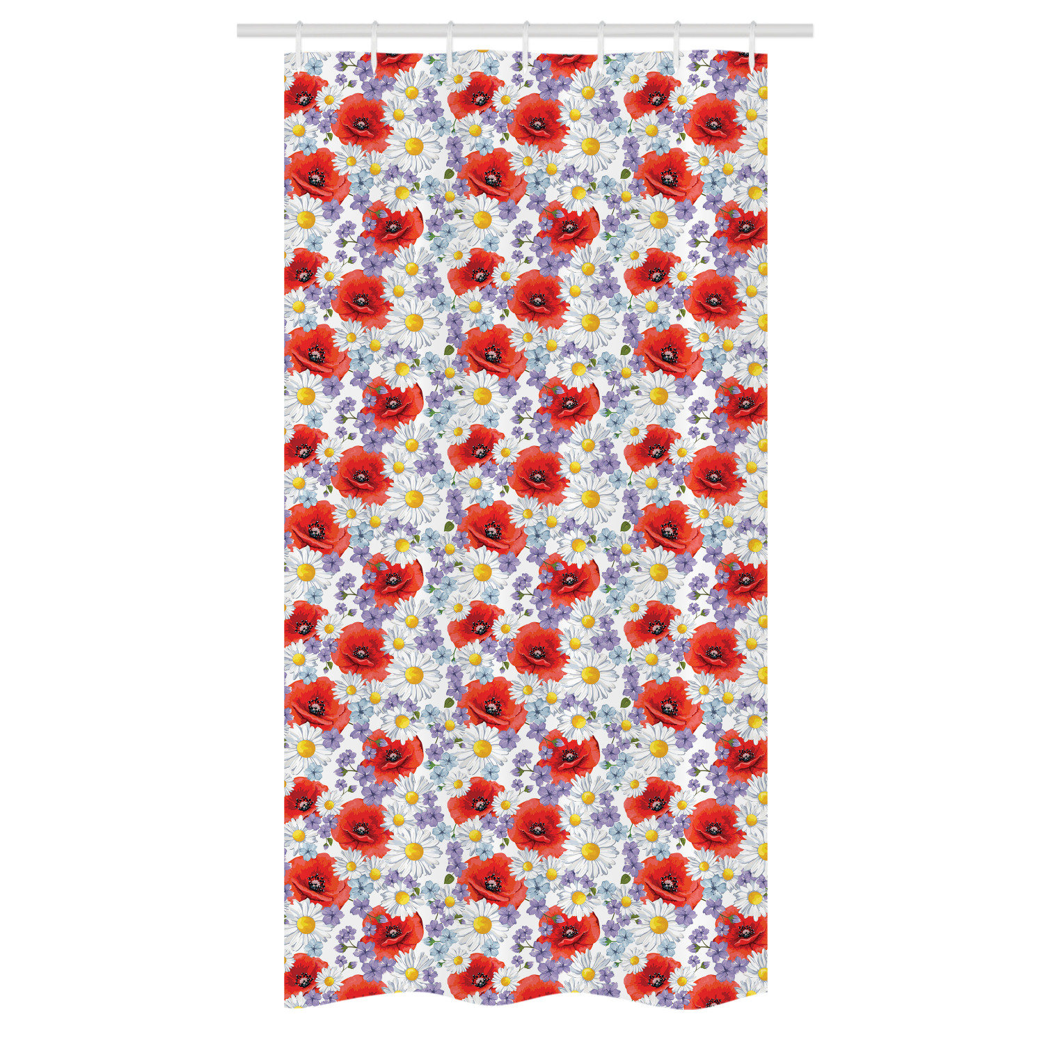 East Urban Home Emmerly Floral Shower Curtain Wayfair