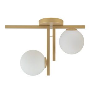 Glass Semi Flush Mount