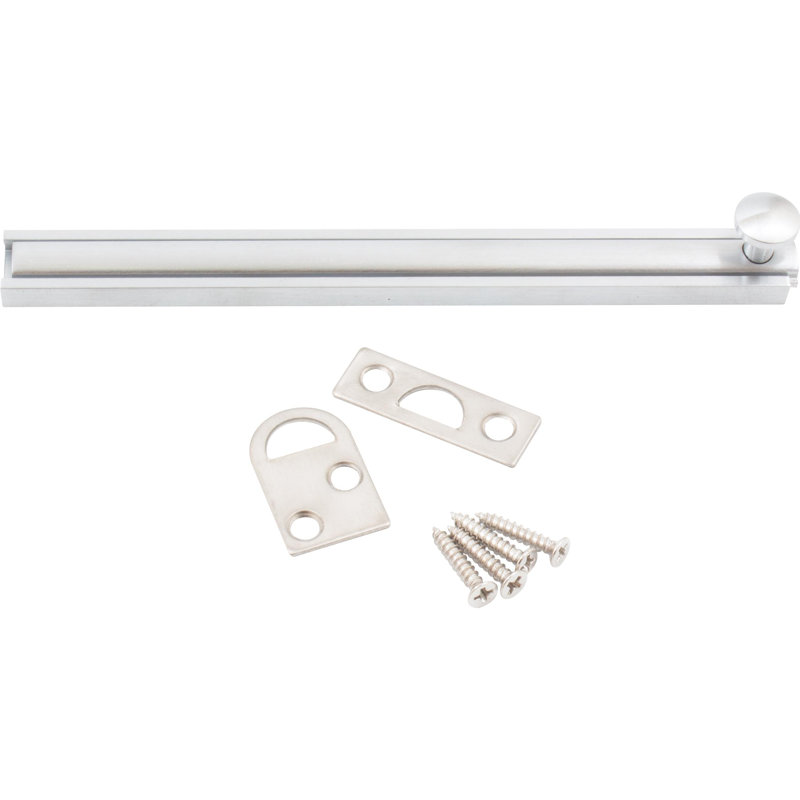 Boulon de la porte, Chrome satiné