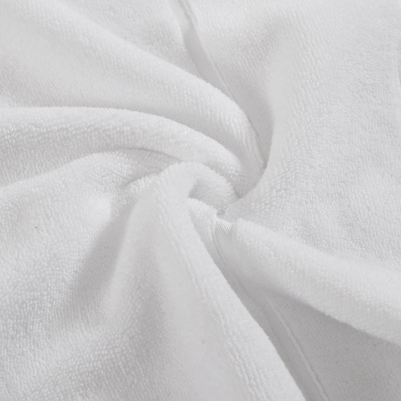 Lux 6 Piece 100% Cotton Towel Set, White