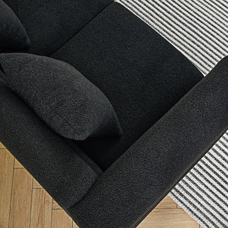 Upholstered Sofa With Pillows