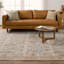Tapis ardoise / bronze à motif floral Regard-201450594