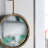 Iron Frame Vertical Round Mirror
