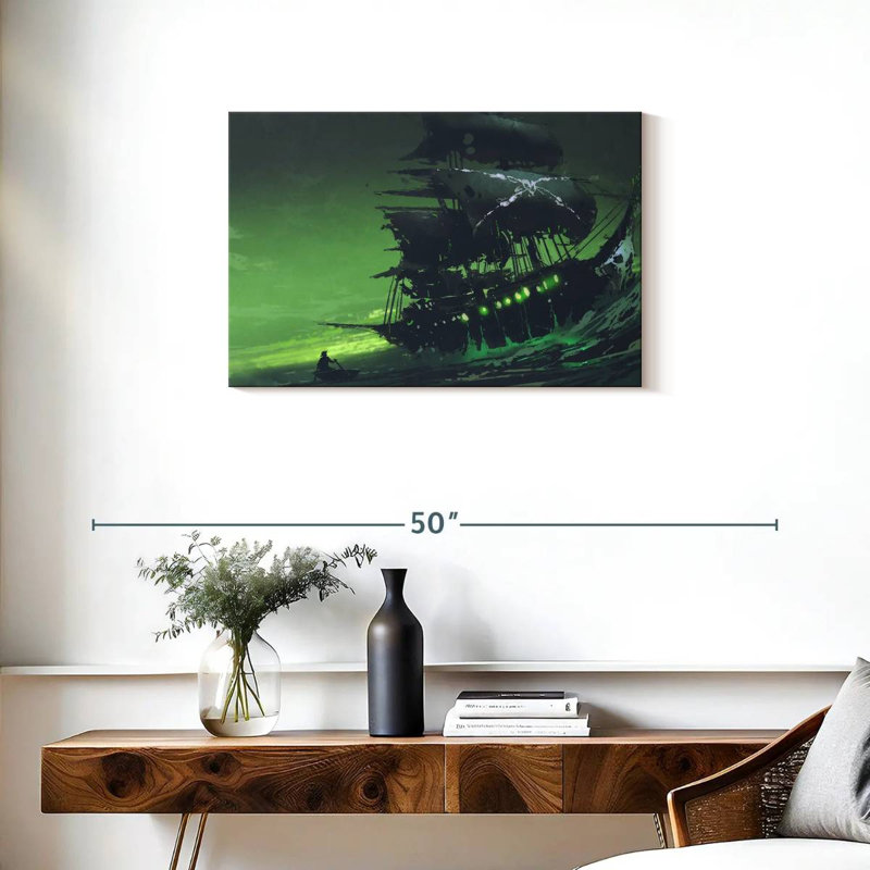 Mehar The Flying Dutchman, 20" H x 30" W