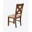 Chaises de salle à manger en bois massif Karven, ensemble de 2