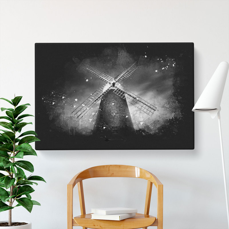 Halnaker Windmill In Chichester - Wrapped Canvas, 30cm H x 45cm W x 4cm D