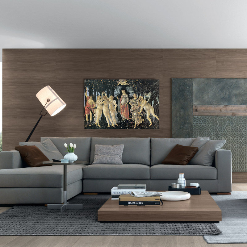 Sandro Botticelli - No Frame Print on Wood, 67cm H x 100cm W x 1.8cm D