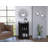 Dukat Bar Cart,Two Shelves, Six Built-In Wine Rack, Four Casters-1035797991