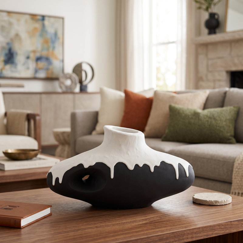 Vase en porcelaine, large