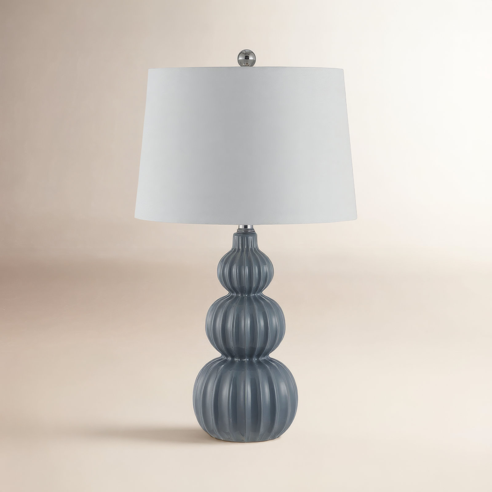 Arlinda Ceramic Table Lamp, Gray