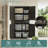 76.4" Tall Wicker Outdoor Storage Cabinet with Large Drawer and Adjustable Shelves-126148768