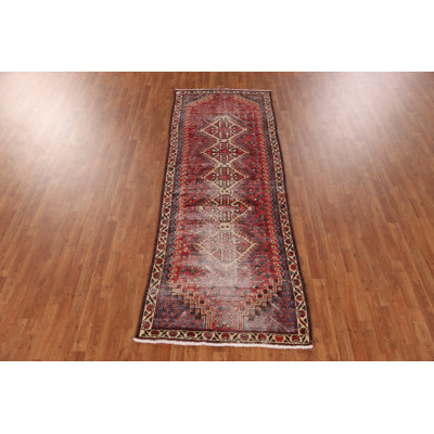 Tribal Geometric Traditional Runner Rug 3x9